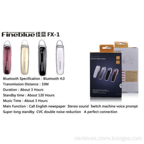V4.0 EDR Stereo Bluetooth Headset Noise Cancelling , Small In Ear Bluetooth Headphones